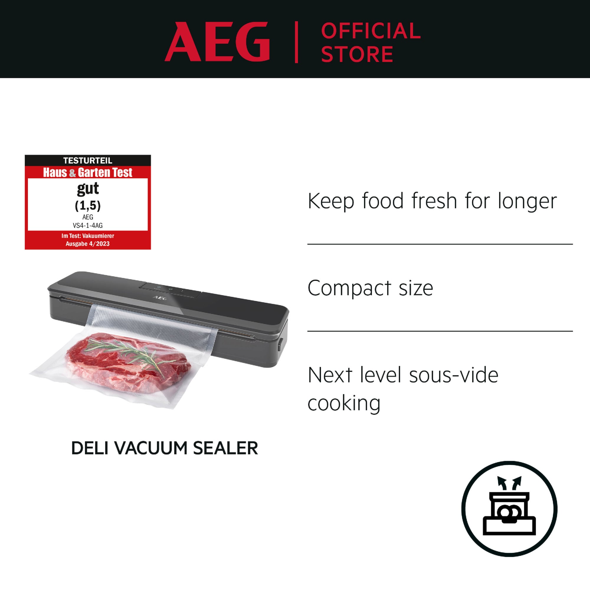 AEG - Vacuum Sealer - VS4-1-4AG