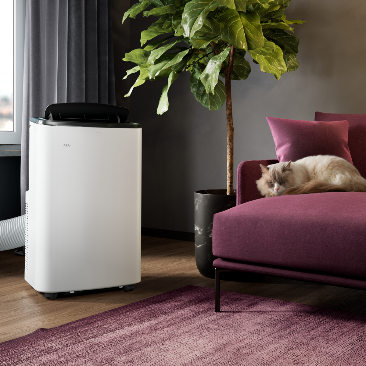 AEG - Portable Air Conditioner - AXP26U559HW