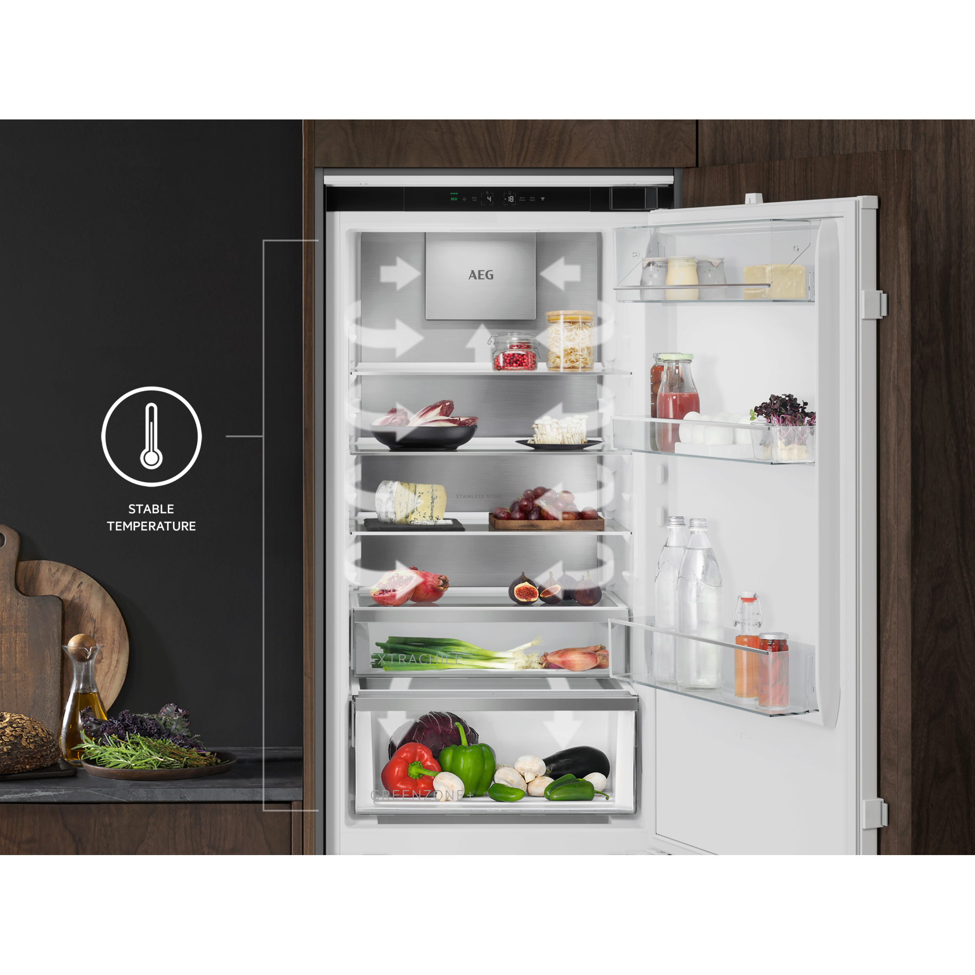 AEG - Integrated Fridge Freezer - TSC8M181CS