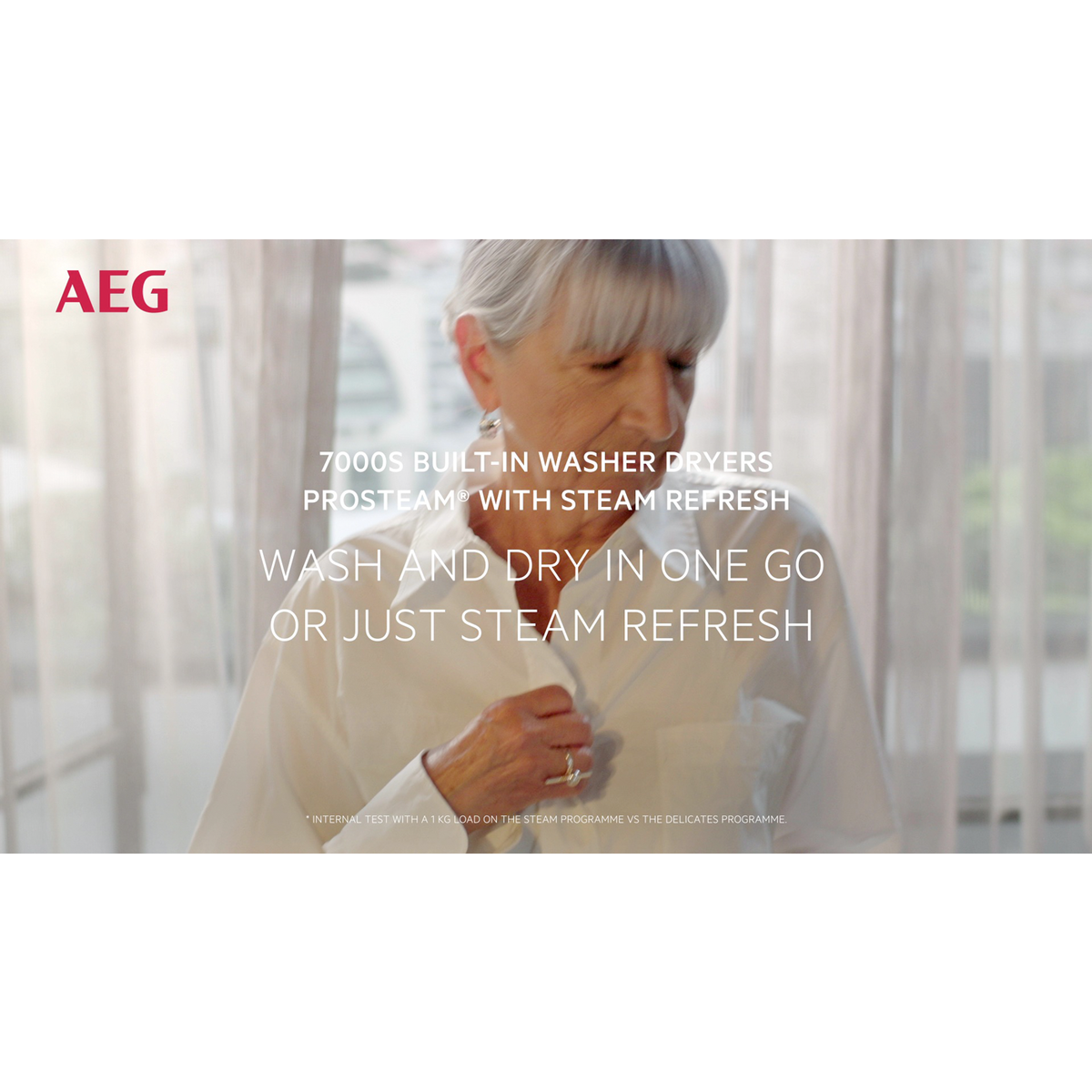 AEG - Freestanding Washer Dryer - LWR72956M4B