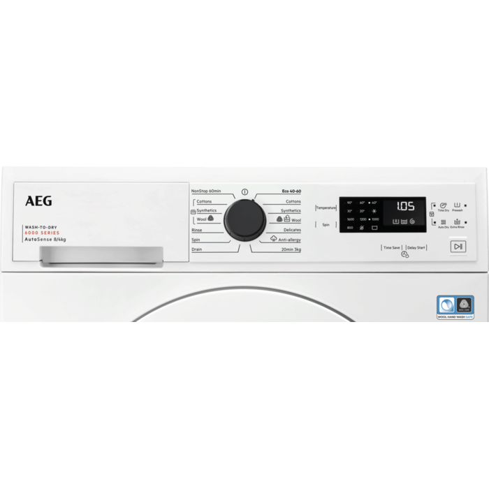 AEG - Freestanding Washer Dryer - LWX60846B