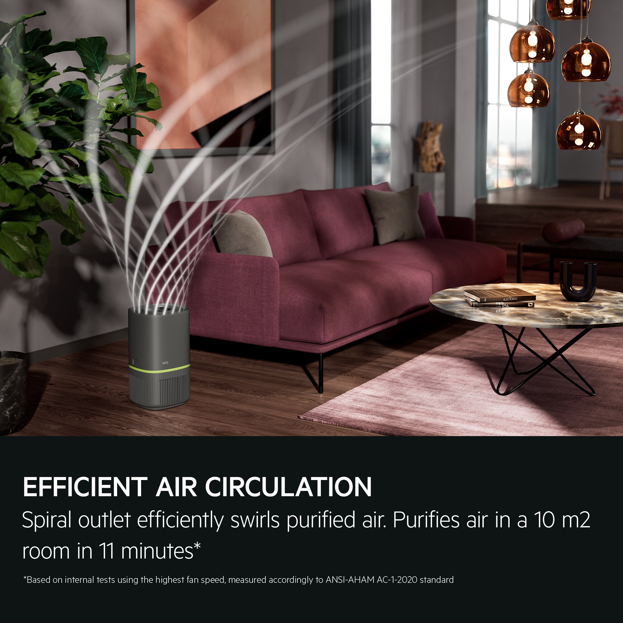 AEG - Oxygen Air purifier - APO50371DG