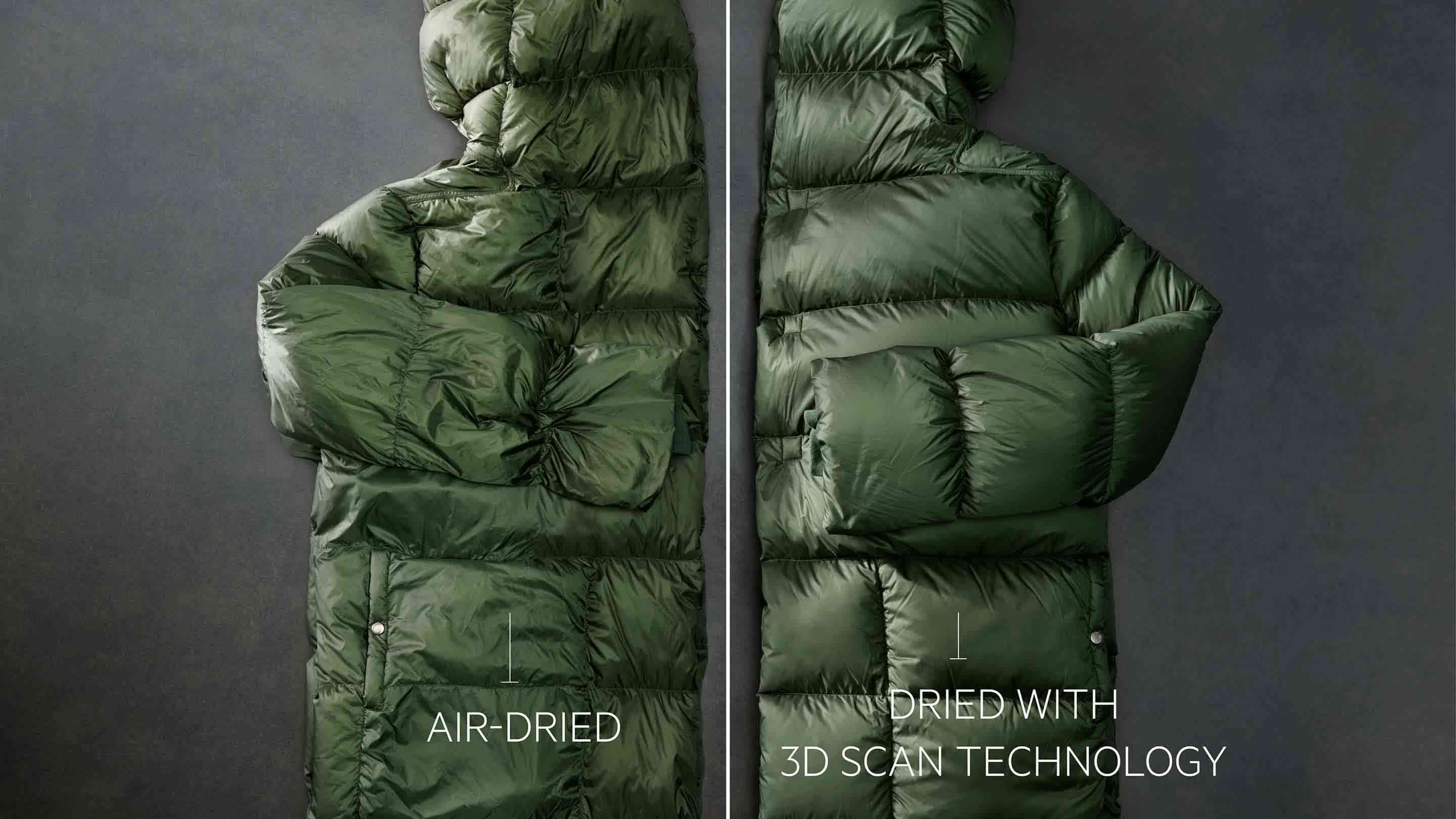 Airdried vs 3D scan technology