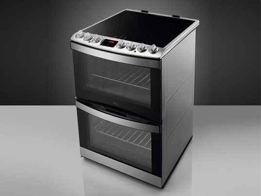 Double oven induction range cooker & hob